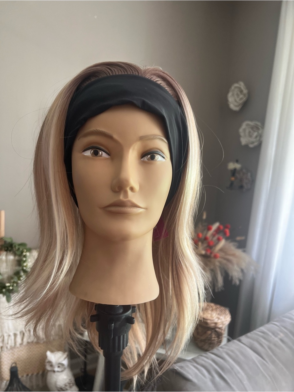 Black Stretch Headband for Women - Versatile Hair Accessory